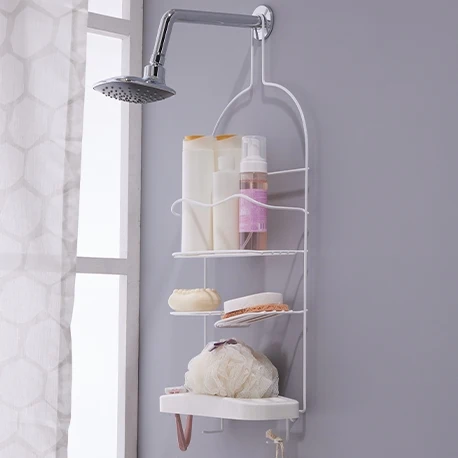 Canasta de baño con jabonera Blanco INSTA-YA PITALITO