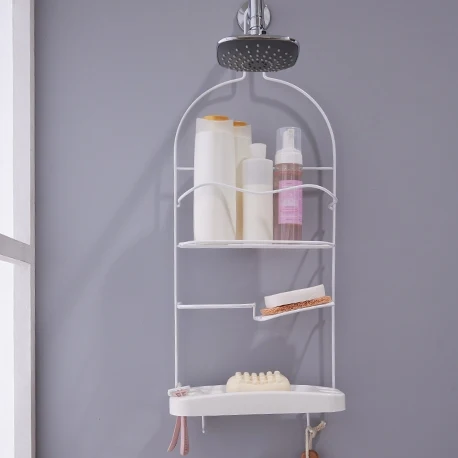Canasta de baño con jabonera Blanco INSTA-YA PITALITO