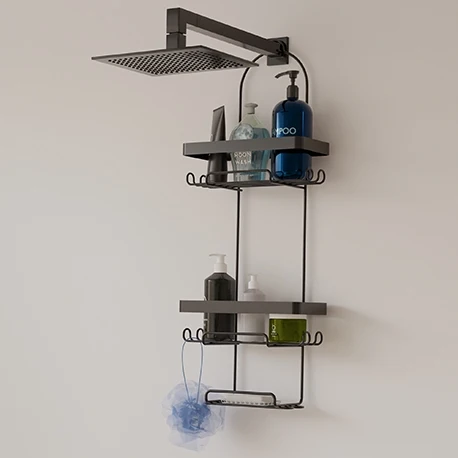 Organizador de baño plata Blanco INSTA-YA PITALITO