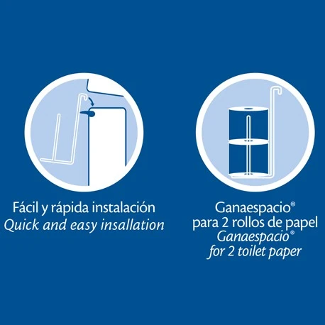 Soporte rollos Blanco INSTA-YA PITALITO