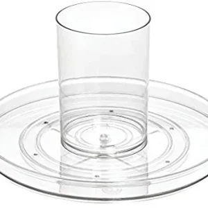 ORGANIZADOR BANDEJA GIRATORIO 11.5" TRANSPARENTE INTERDESIGN