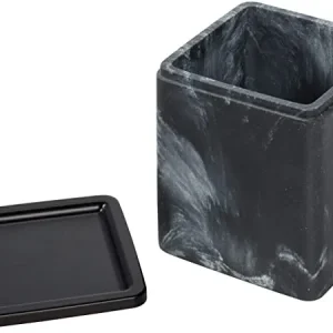 ORGANIZADOR DE BAÑO EN MARMOL - NEGRO MATE INTERDESIGN