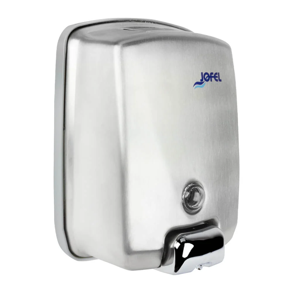DISPENSADOR DE JABÓN FUTURA RELLENABLE SATINADO ACERO INOXIDABLE AC54000 JOFEL