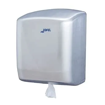 TOALLERO FLUIDO CENTRICO INOX. SATINADO LOGO JOFEL AG45000