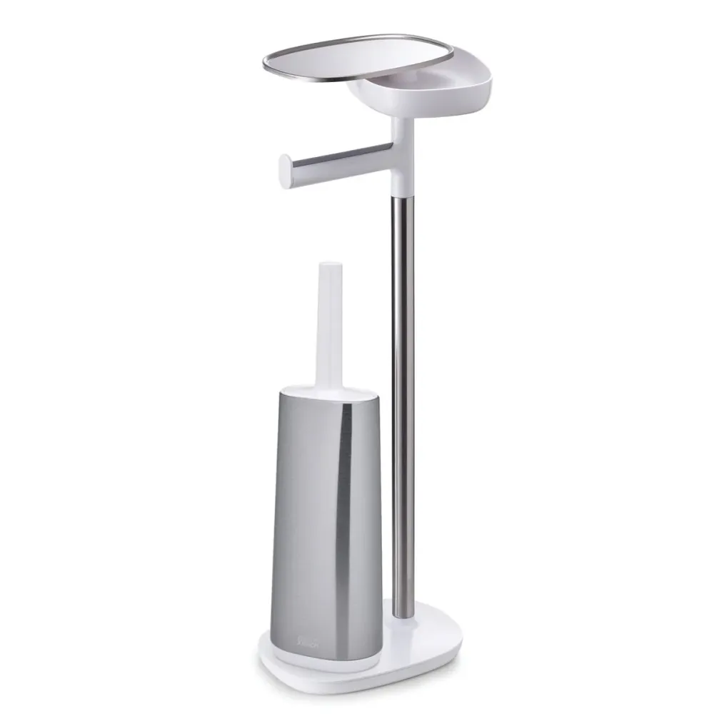 SOPORTE PARA PAPEL HIGIENICO Y ESCOBILLA PARA BAÑO JOSEPH & JOSEPH