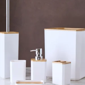 JUEGO DE BAÑO ARGEL WHITE FULL