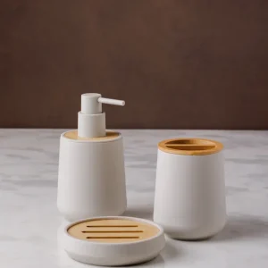 JUEGO DE BAÑO SIDNEY BEIGE