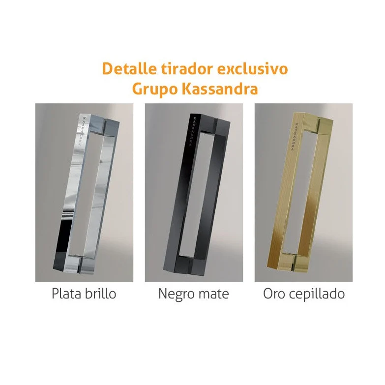 Mampara Angular Batiente NARDI NA507 | Puerta Abatible + Lateral Fijo | Ideal para Baños Pequeños Plata KASSANDRA