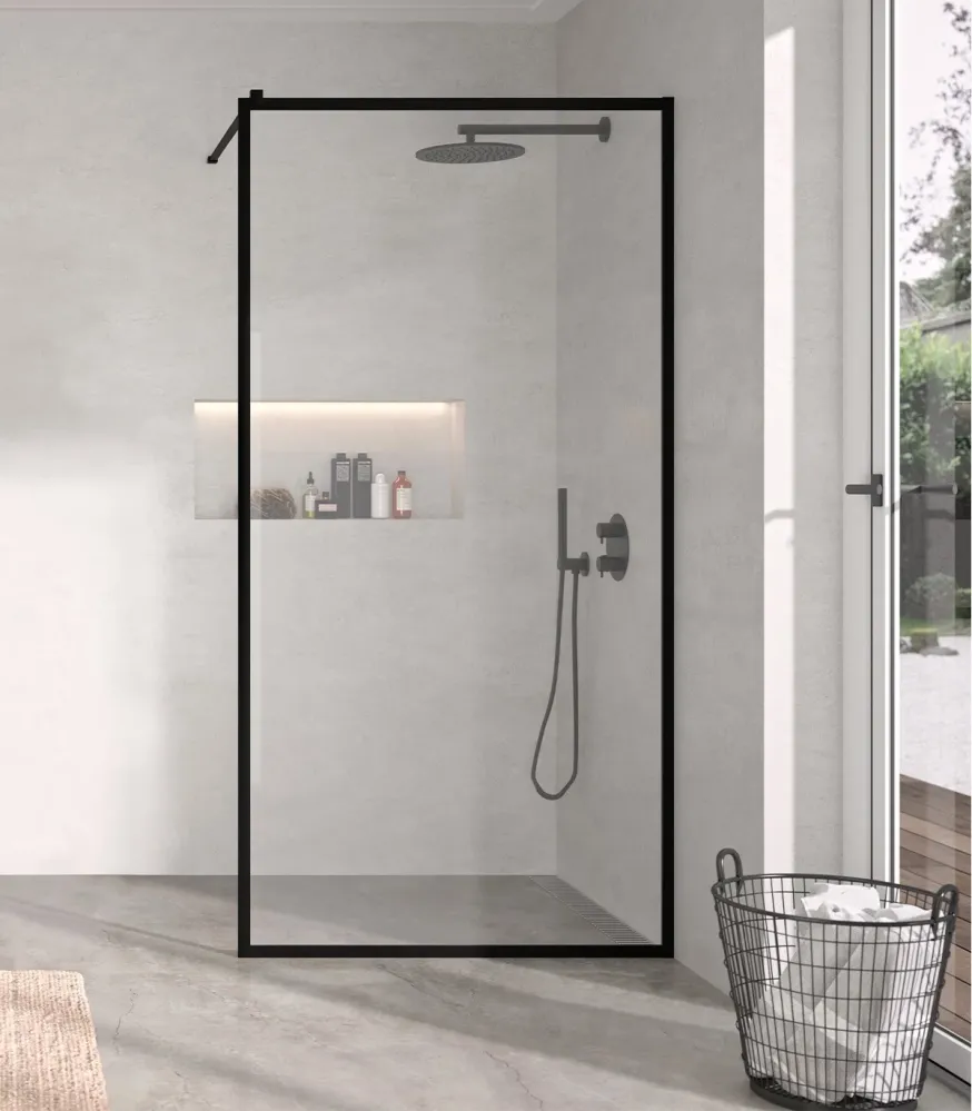 Mampara de Ducha Fija FR103 FRESH de Kassandra | 3 Diseños Industriales