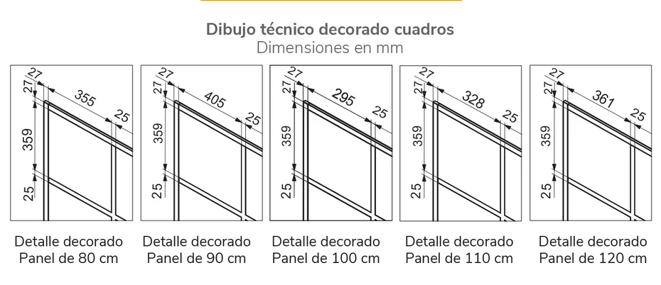 Mampara de Ducha Fija FR103 FRESH de Kassandra | 3 Diseños Industriales