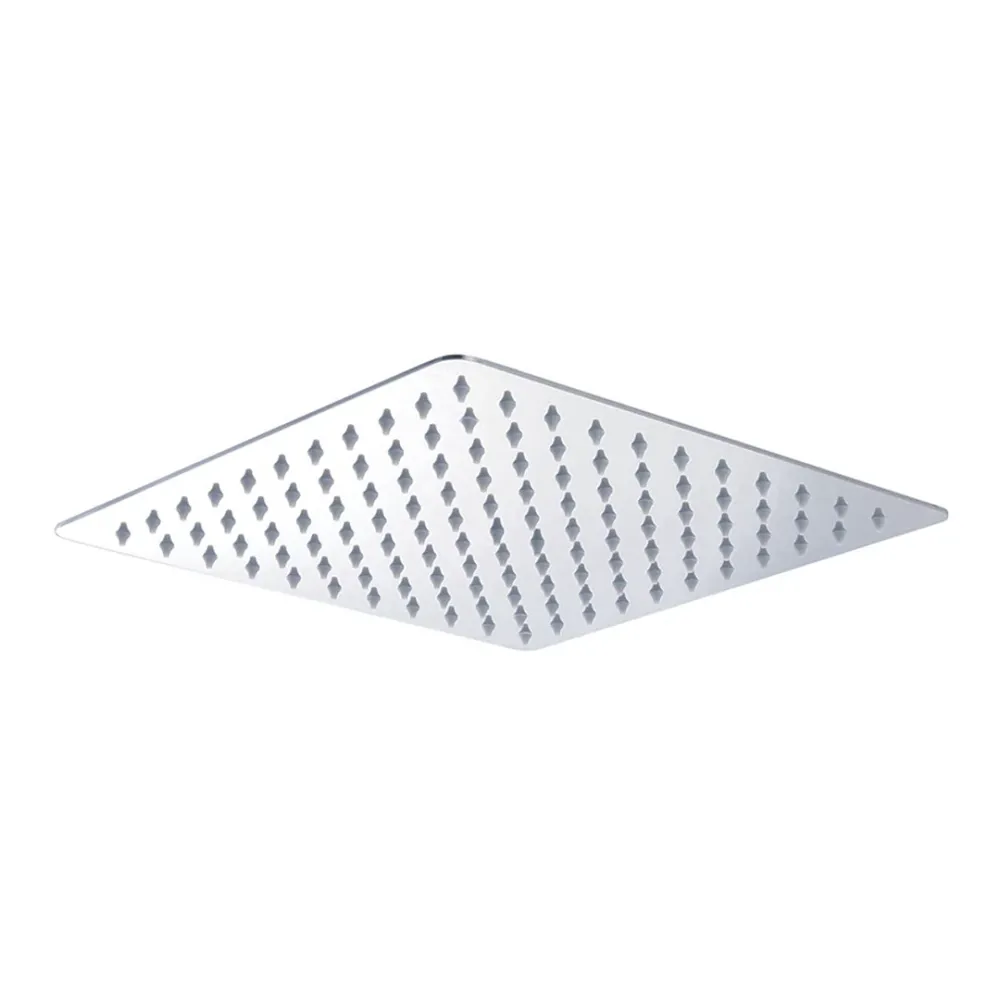 CABEZA DE DUCHA CUADRADA, COLOR PULIDO ESPEJO, CUERPO ACERO INOX 201,MEDIDA 4'' KENNEDY STRUCTURES CORP.