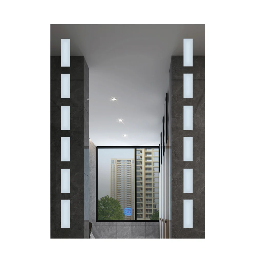 ESPEJO LED CUADRADO PLATEADO C/LUZ BLANCA 60*80CM KENNEDY STRUCTURES CORP.