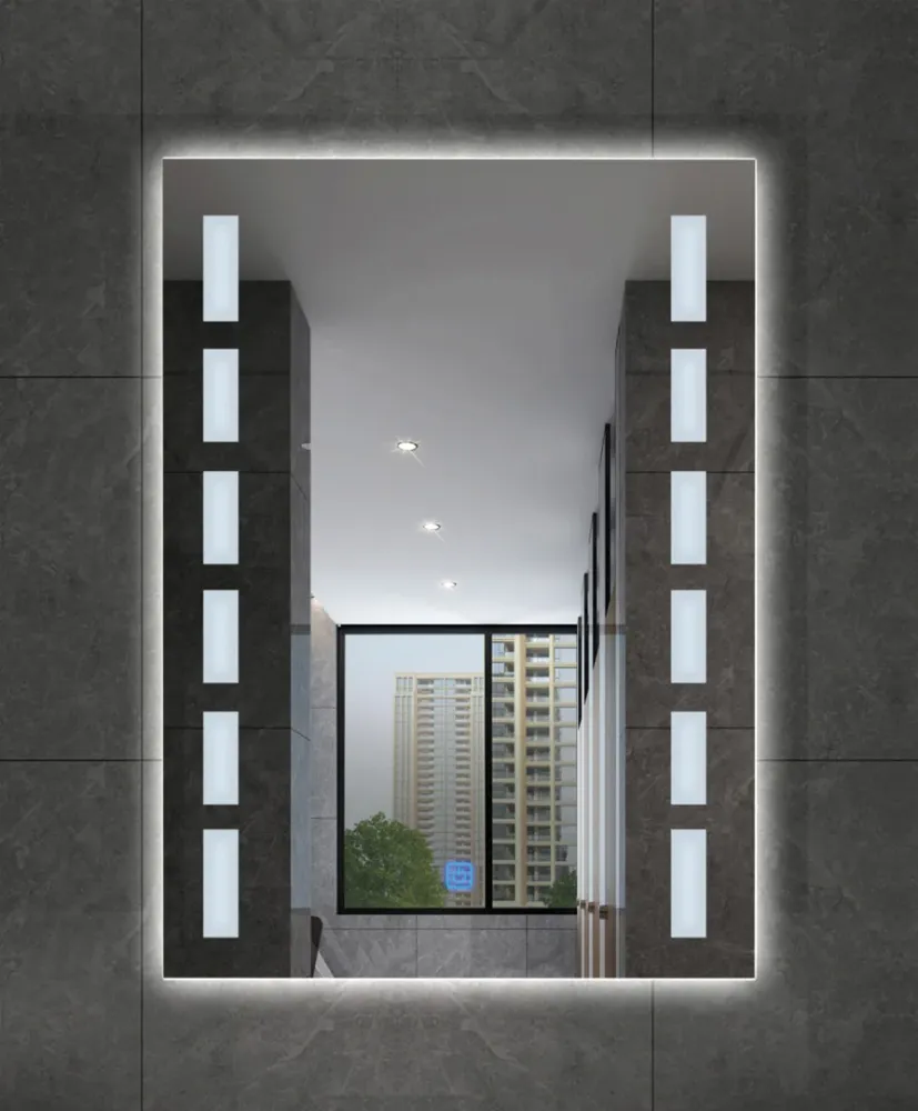 ESPEJO LED CUADRADO PLATEADO C/LUZ BLANCA 60*80CM KENNEDY STRUCTURES CORP.