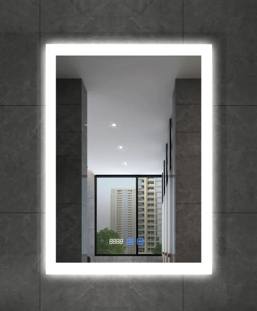 ESPEJO LED CUADRADO PLATEADO C/LUZ BLANCA 60*80CM KENNEDY STRUCTURES CORP.