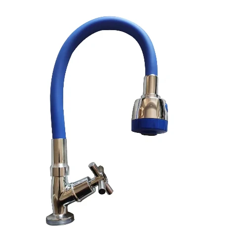 GRIFO INDIVIDUAL P/FREGADOR,COLOR AZUL,CUERPO ZINC KENNEDY STRUCTURES CORP.