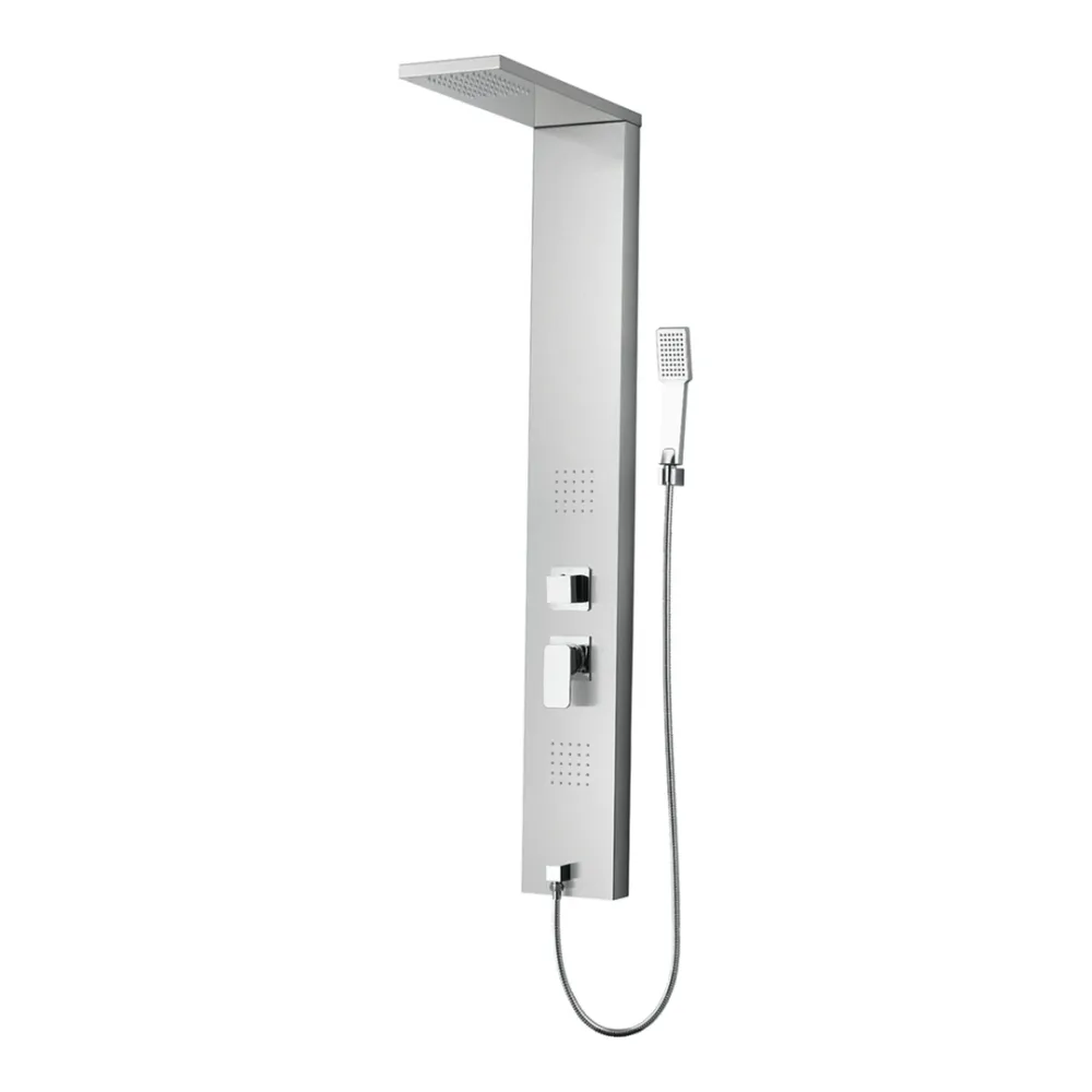 PANEL DE DUCHA D/ACERO INOXIDABLE CHROME 140*18CM KENNEDY STRUCTURES CORP.