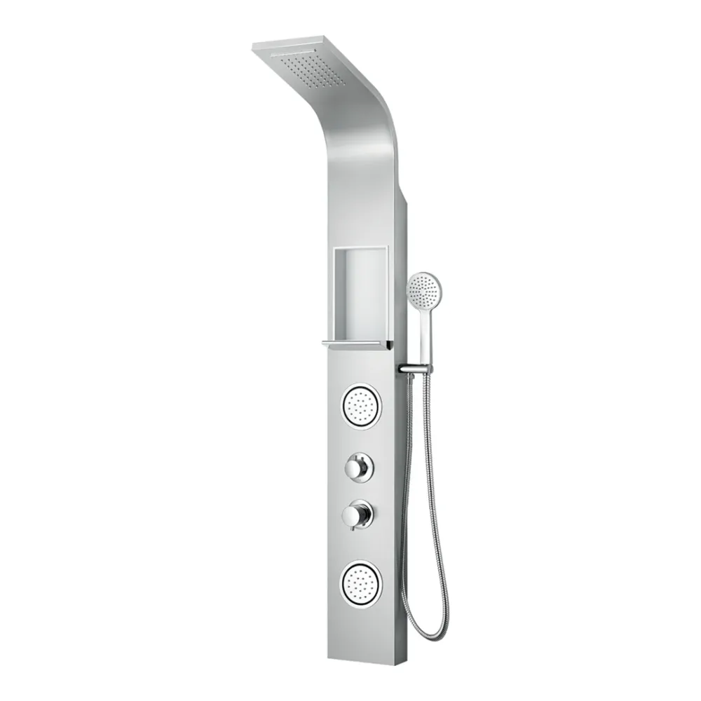 PANEL DE DUCHA D/ACERO INOXIDABLE CHROME 150*20CM KENNEDY STRUCTURES CORP.