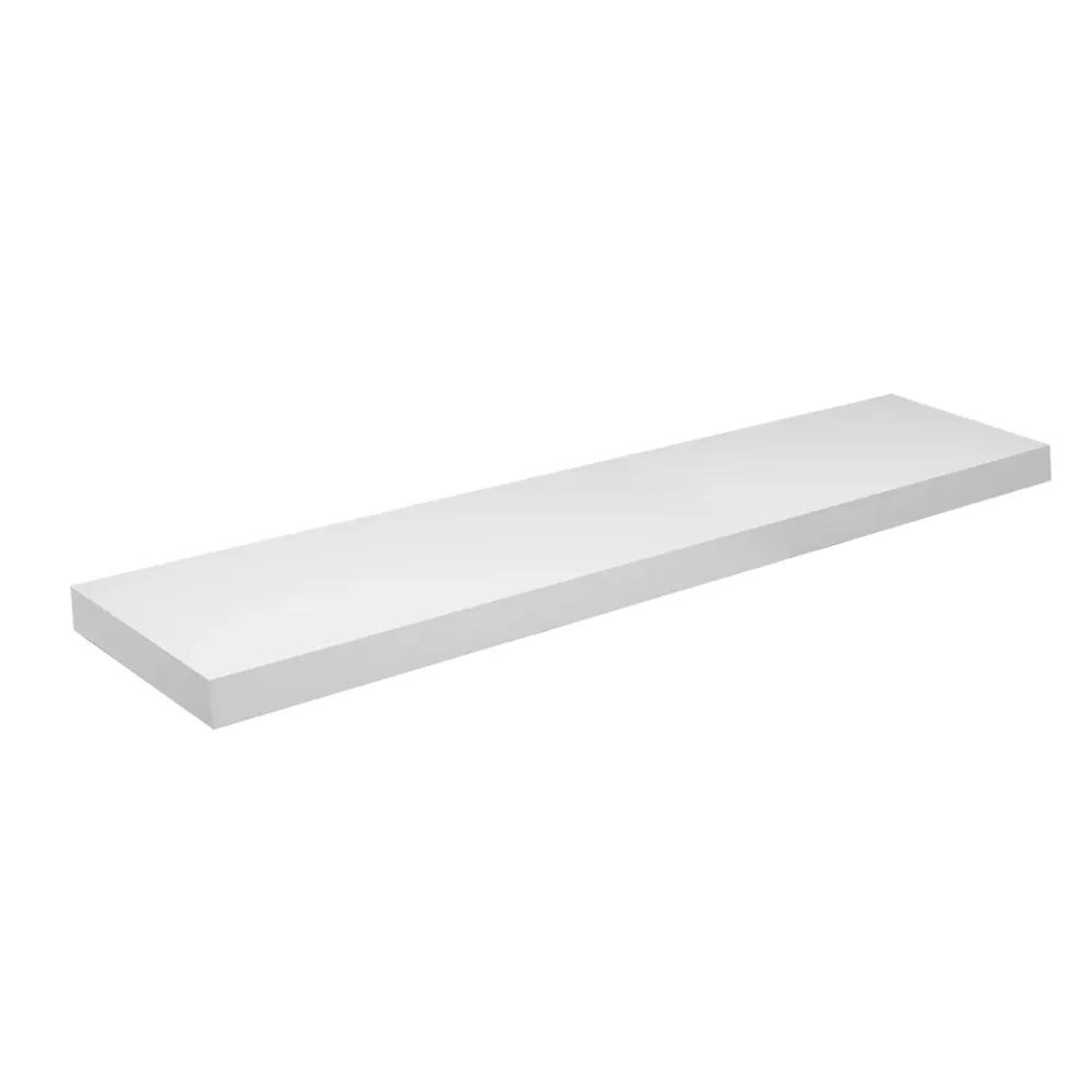 REPISA RECTA TENDENZA 4X25X100CM BLANCO KENNEDY STRUCTURES CORP.