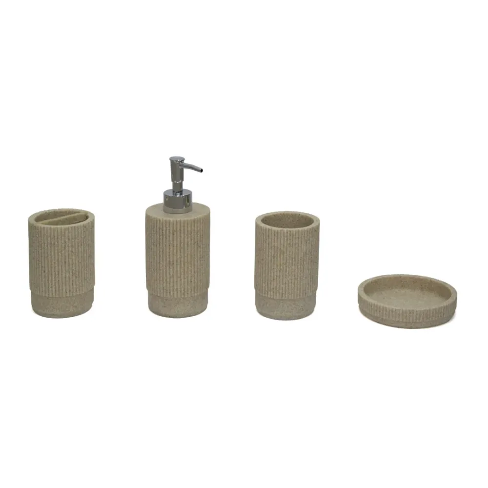 SET/4 ACCESORIOS PARA BAÑO IVORY KENNEDY STRUCTURES CORP.