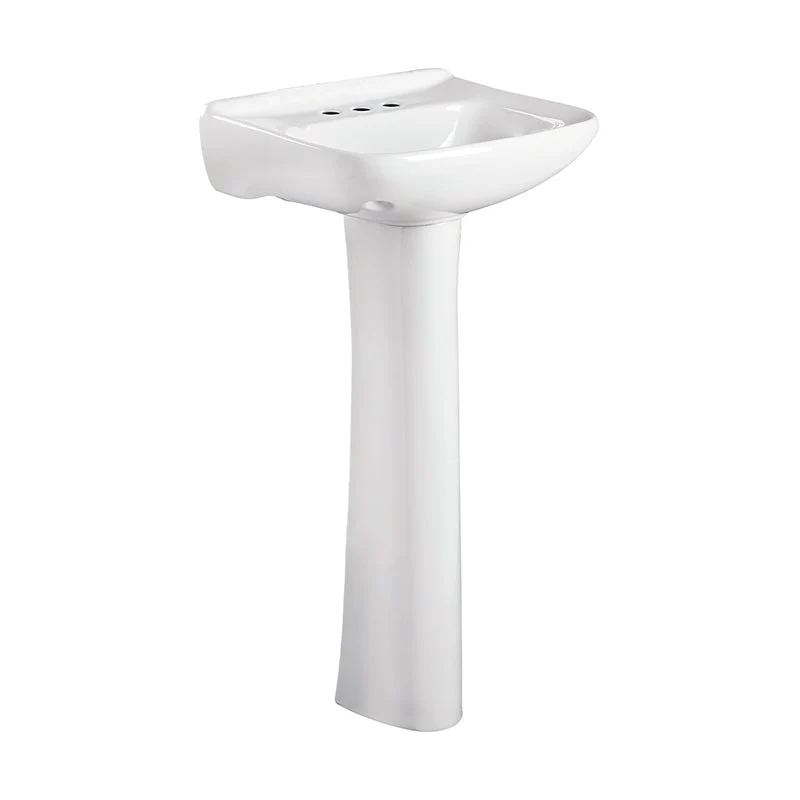 LAVABO Y PEDESTAL JADE/PREMIER BLANCO COMERCIAL KISSON