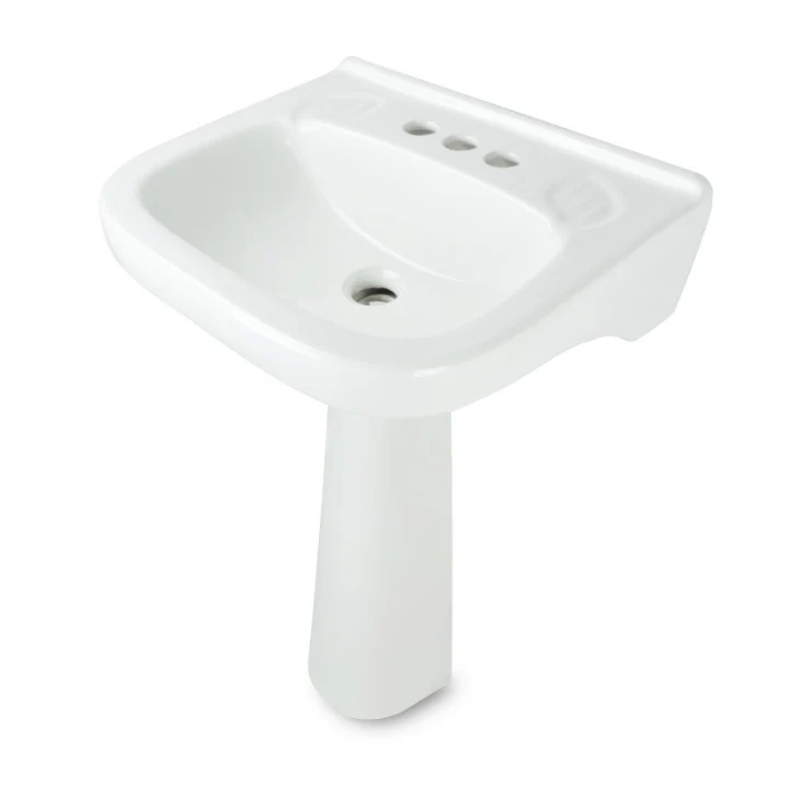 LAVABO Y PEDESTAL JADE/PREMIER BLANCO COMERCIAL KISSON
