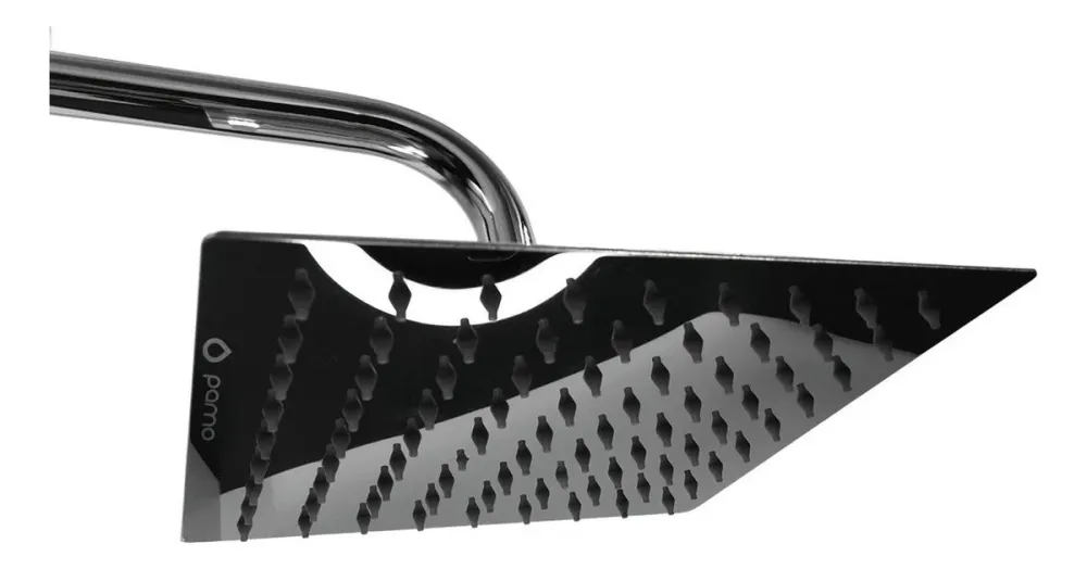Regadera Ducha Metalica Cuadrada 25 Cms-cromo Incluye Tubo KIT