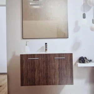 Mueble de Baño Koibath Palma Con Lavabo Blanco Empotrado Britannia