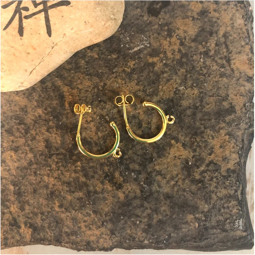 AO68 Aro Argolla para colgante Accesorio Baño Oro La Otra Tienda Joyas