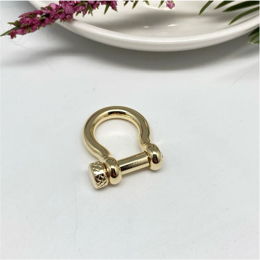 AO97 Broche Grillete Cierre Rosco 22 x 20 mm Accesorio Baño Oro La Otra Tienda Joyas