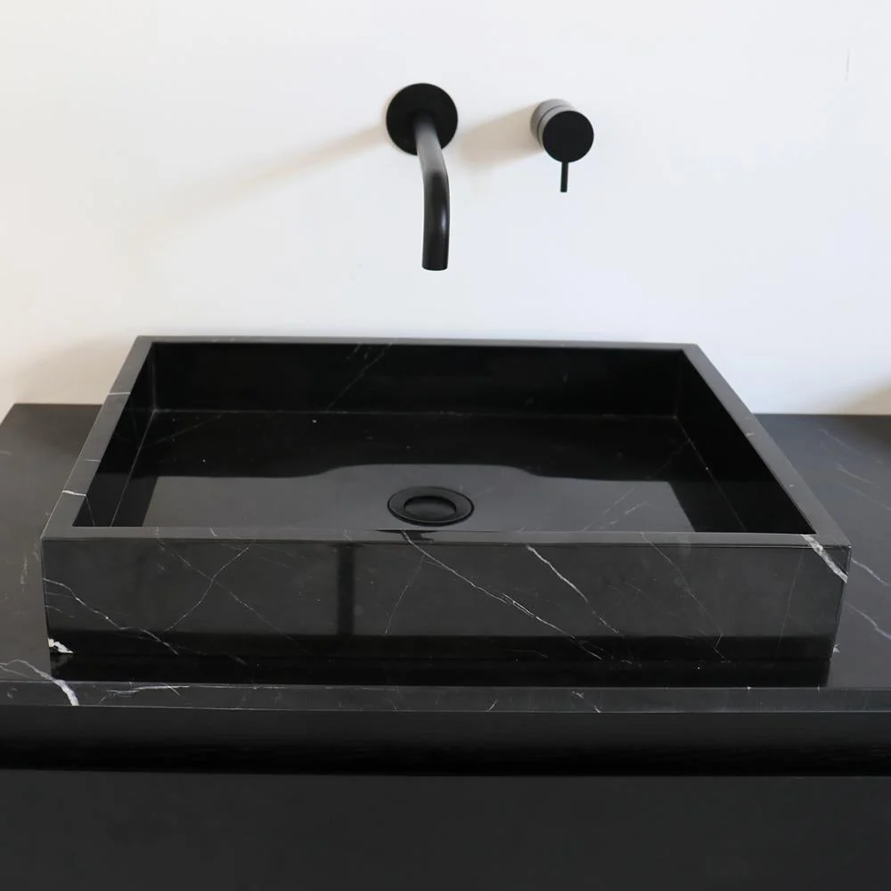 Lavabo de mármol negro - George