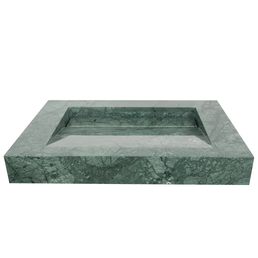 Lavabo de mármol Remy - Flotante - Mármol verde