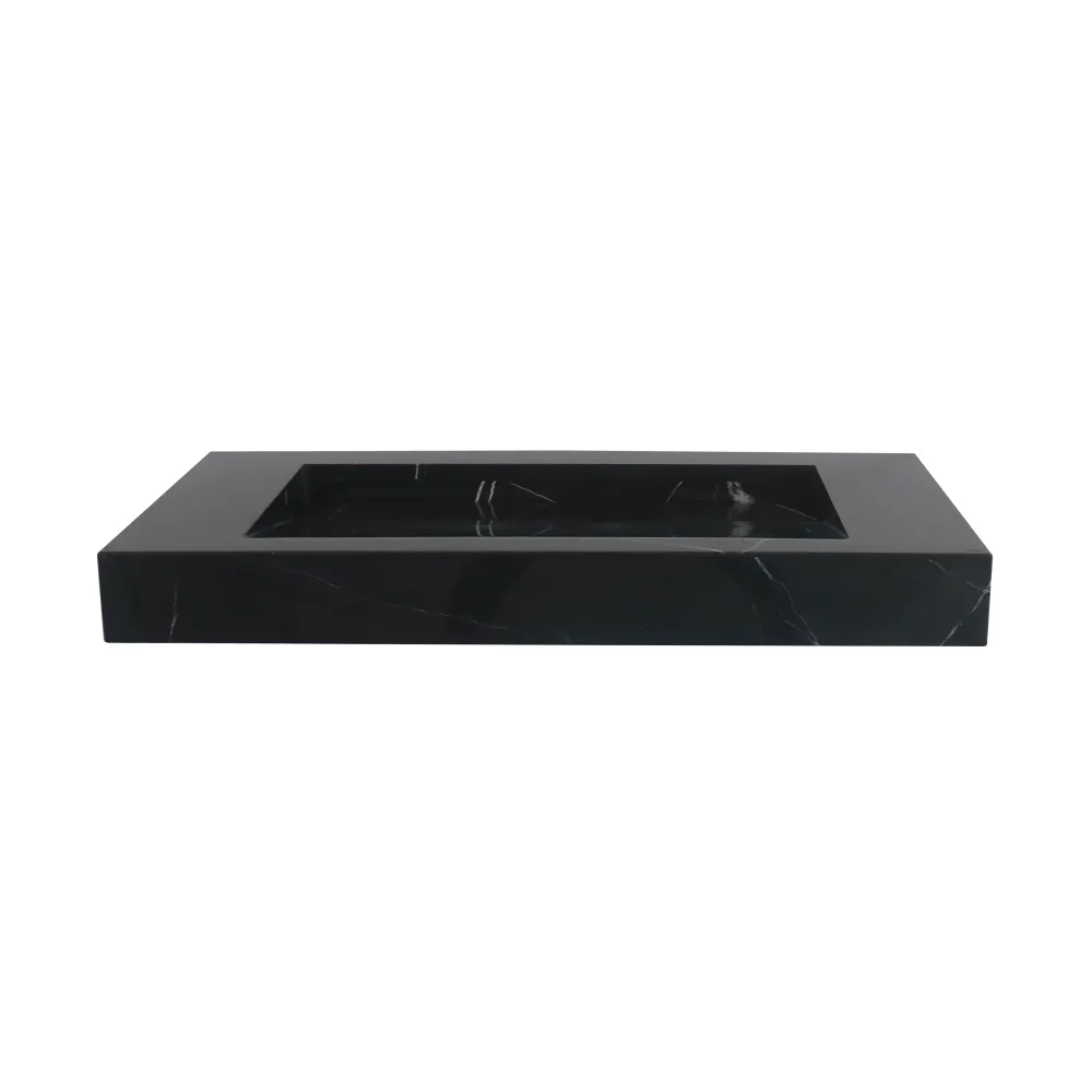 Lavabo de Mármol Remy - Flotante - Negro