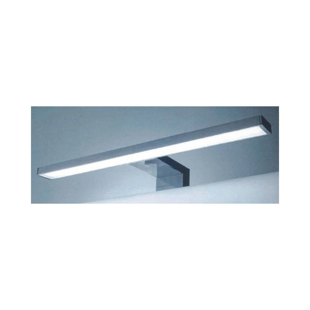 LED LICIA 300 aplique de baño con conexión marco en Acero Inoxidable
