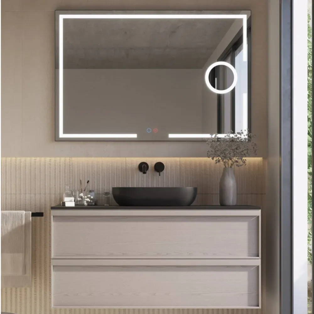 Espejo de baño Led Cuadrado MALTA de Ledimex