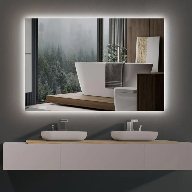 Espejo de baño Led Cuadrado SUECIA de Ledimex