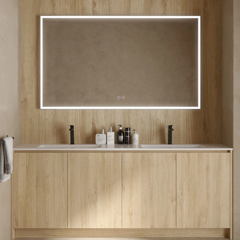 Espejo de baño Led Cuadrado SUIZA de Ledimex