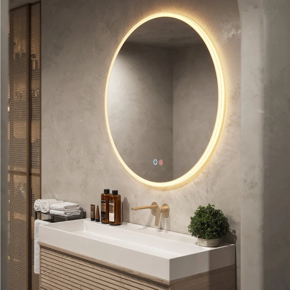 Espejo de baño Led Redondo ATENAS de Ledimex