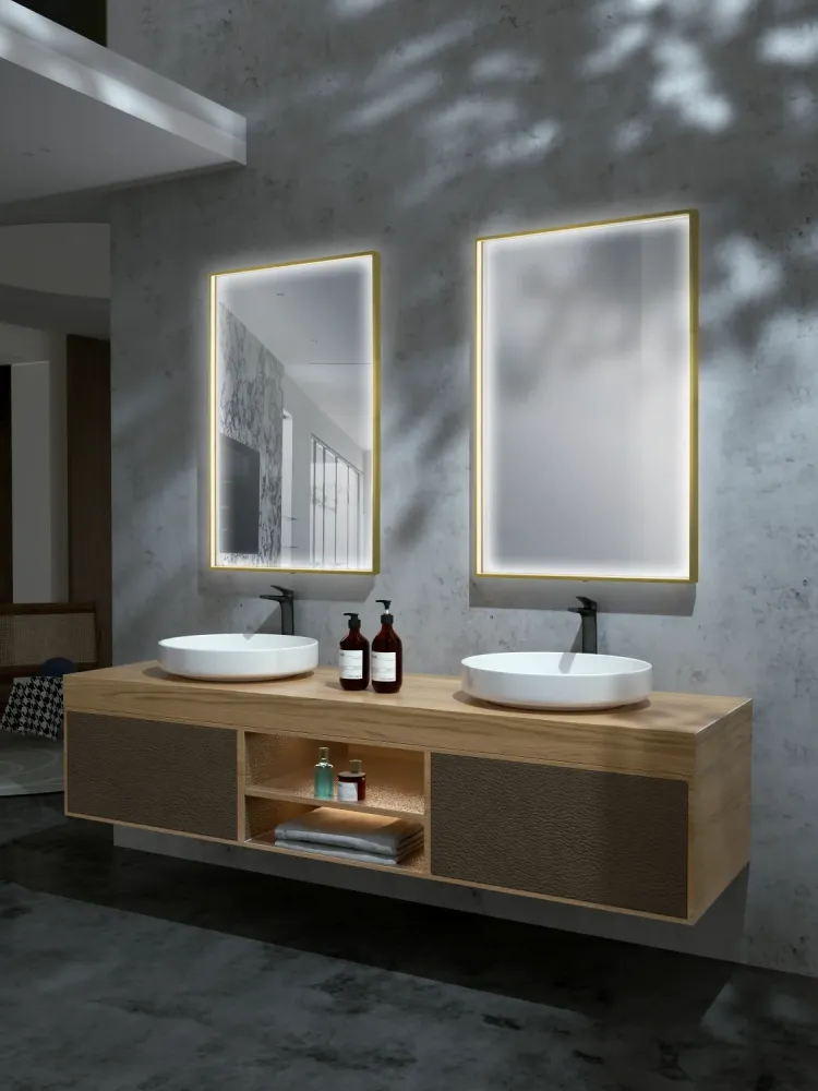 LEDIMEX ABILITY ABIL033140OC ORO CEPILLADO 140 X 80 Ledimex Mirrors, S.L.