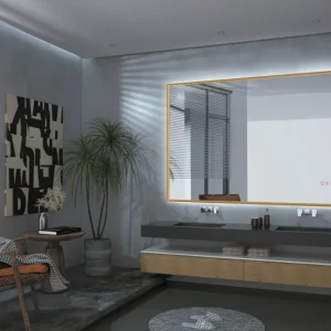 LEDIMEX CALIFORNIA CALI034120OC ORO CEPILLADO 120 X 80 Ledimex Mirrors, S.L.