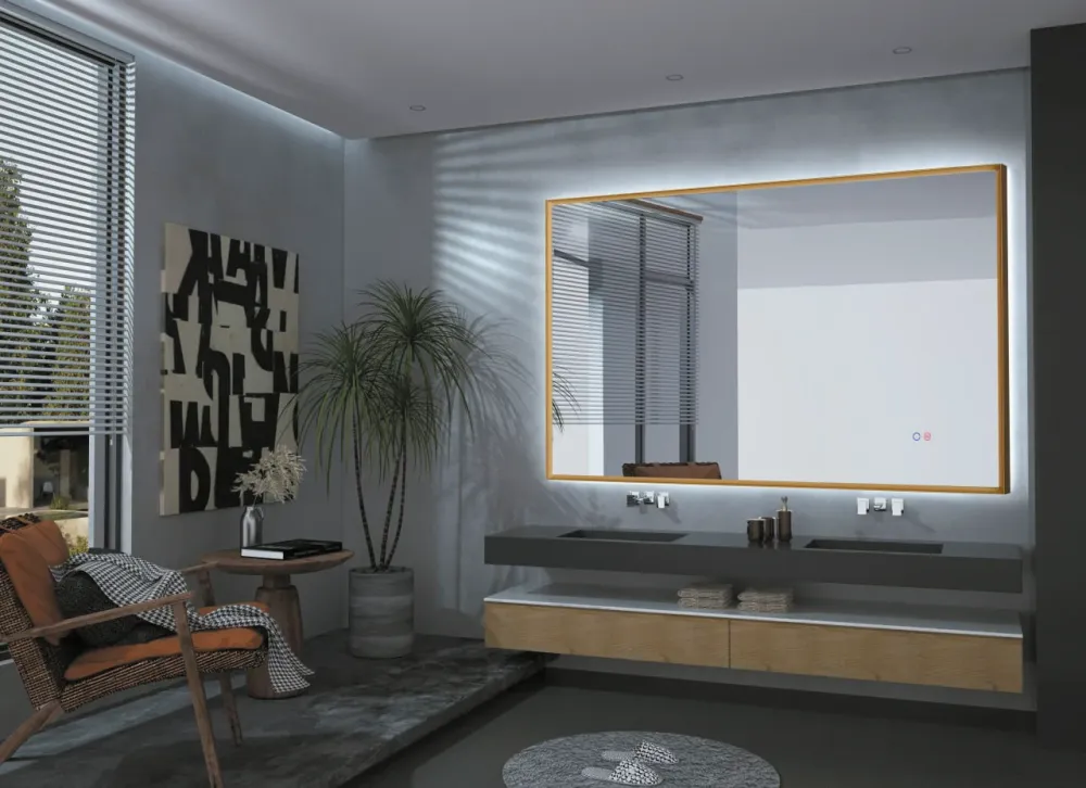 LEDIMEX CALIFORNIA CALI034140NG NEGRO MATE 140 X 80 Ledimex Mirrors, S.L.