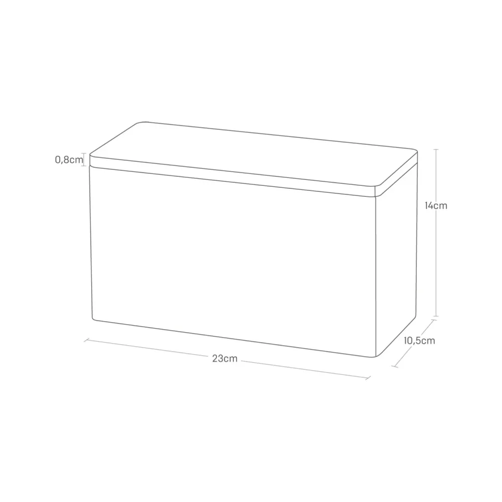 Caja de Almacenamiento - Rin - Blanco Les Archives - Yamazaki