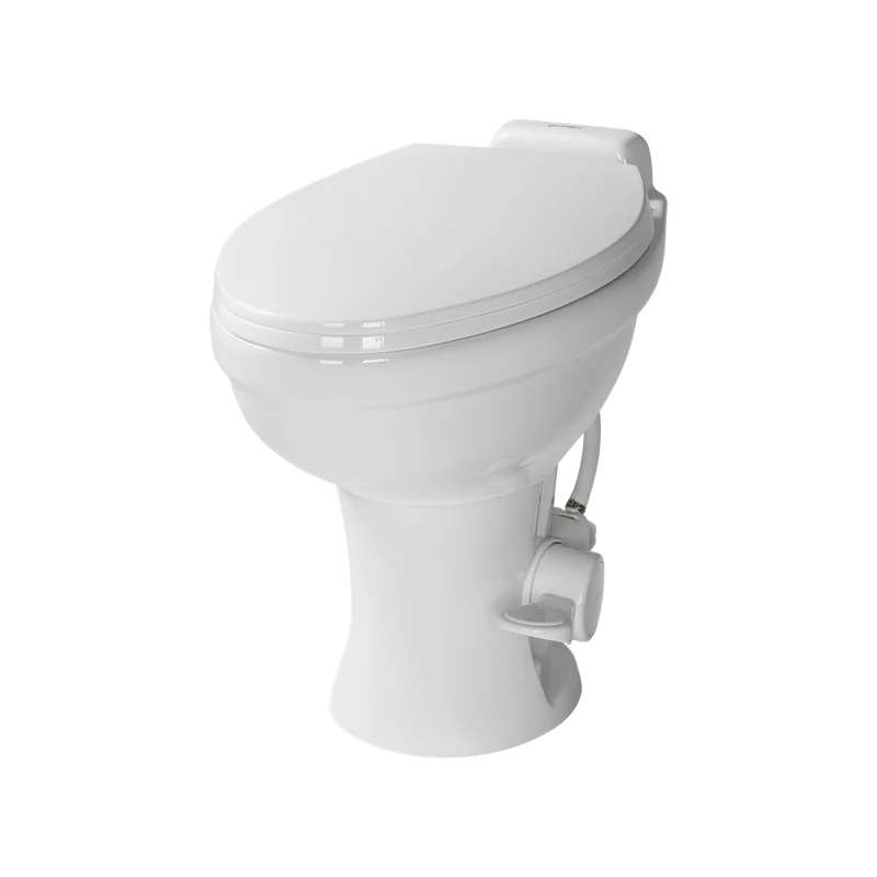 Inodoro para autocaravanas Lippert 2022113192 – Descarga permanente con pedal Flow Max – Blanco Lippert Components
