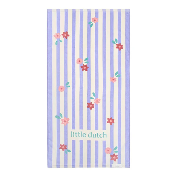 Toalla Playa Purple Stripe Little Dutch LITTLEDUTCH
