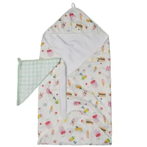 LOULOU LOLLIPOP TOALLA CON CAPUCHA SWEET TREATS