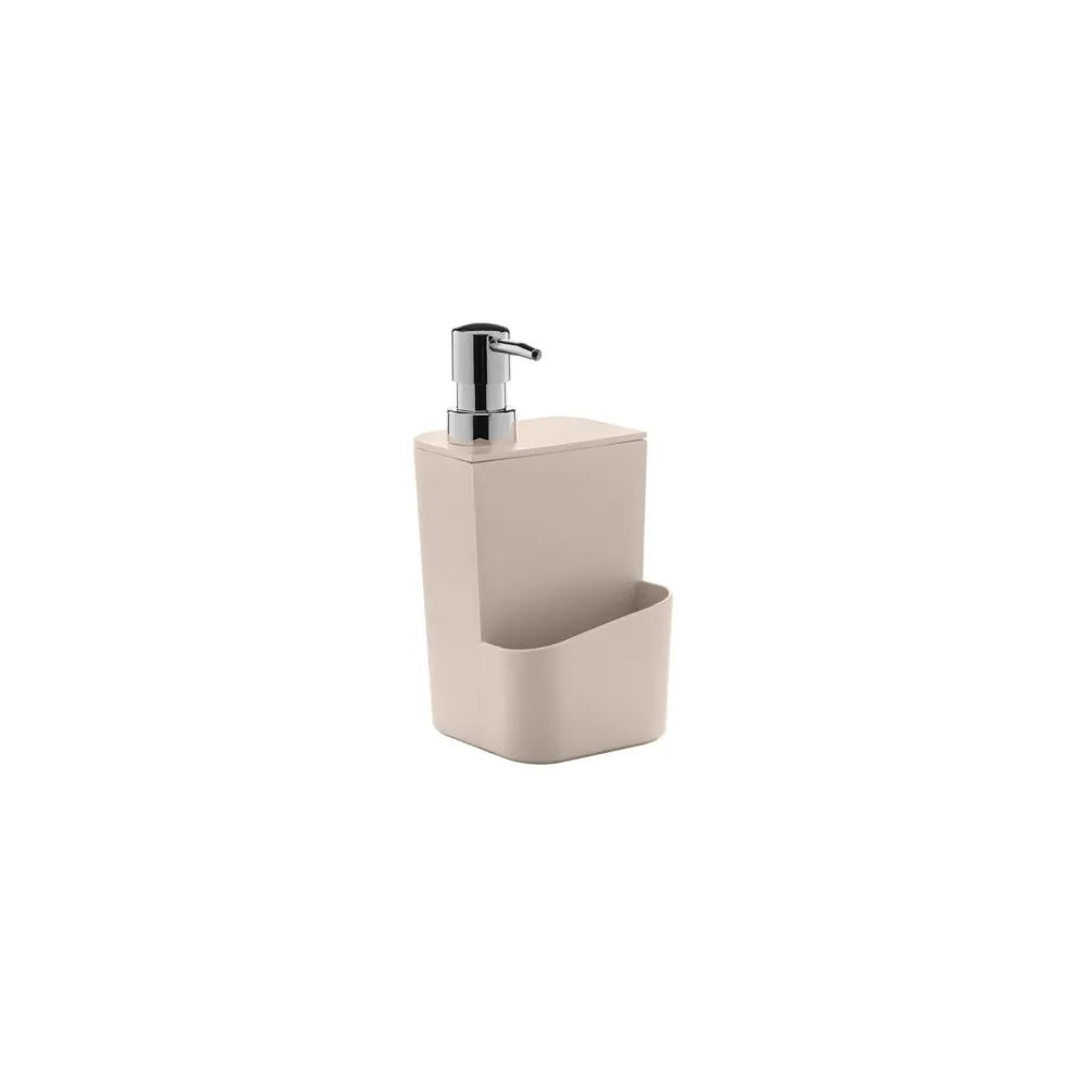 Dispensador con dosificador para detergente de 650 ml color beige Madehome