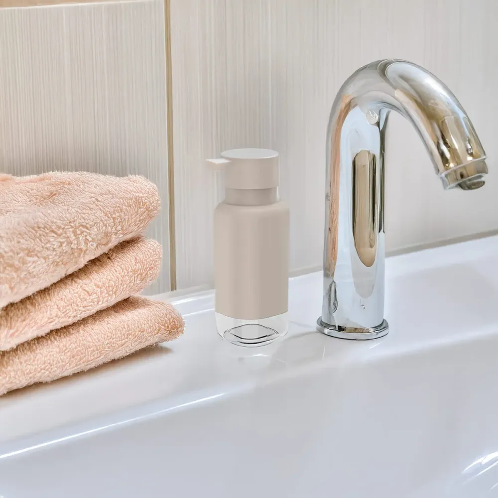 Dispensador para detergente premium trium de 500 ml color beige Madehome