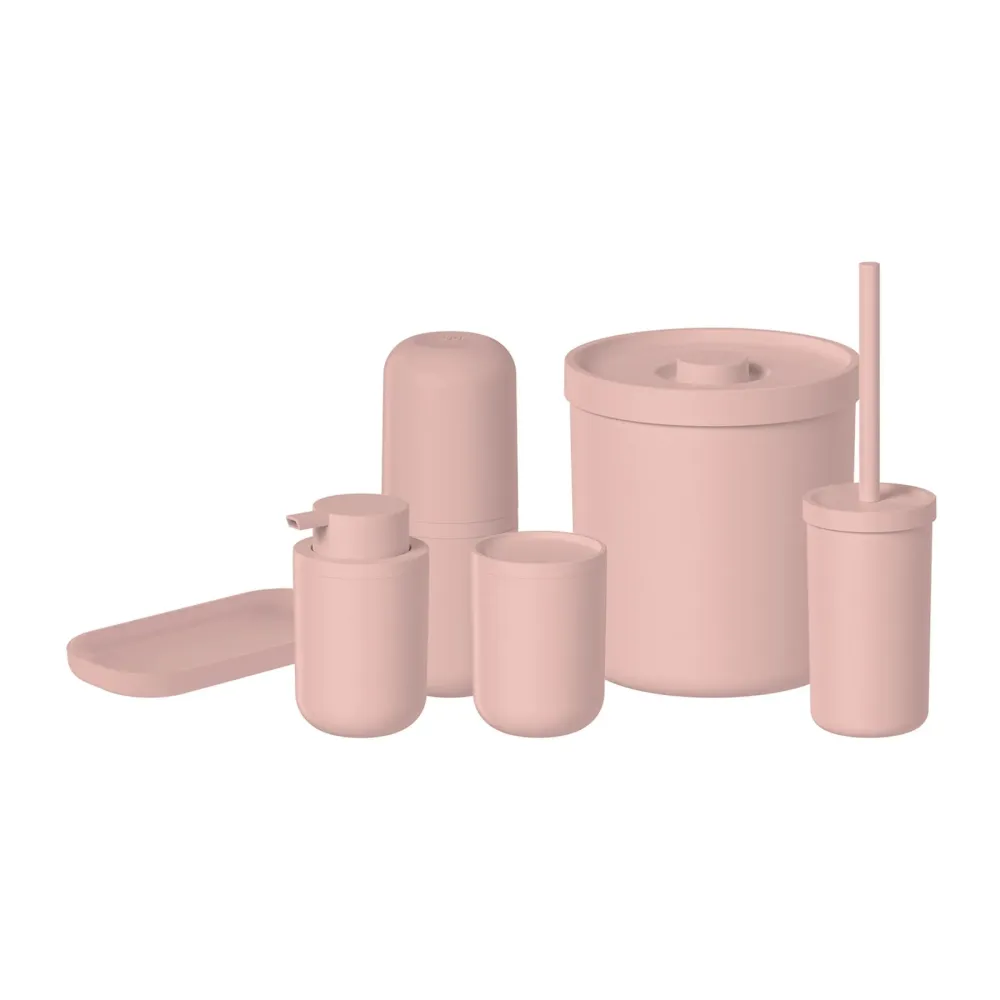 Kit de accesorios para baño bold color rosa Madehome