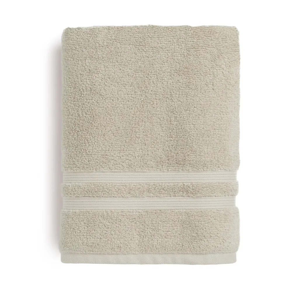 2 PZA Toalla de Baño Sólida 30" x 54", Beige Papiro Mainstays