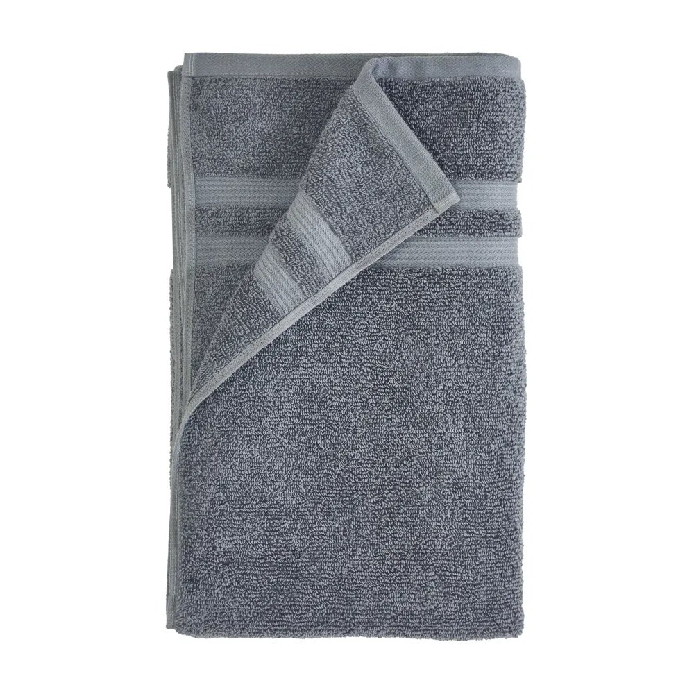 2 PZA Toalla de Baño Sólida 30" x 54" GRIS Mainstays