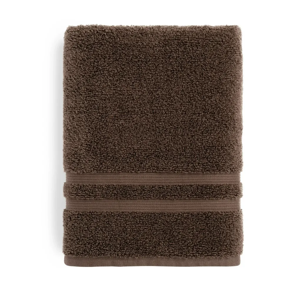 2 PZA Toalla de Baño Sólida 30" x 54" Marron Mainstays